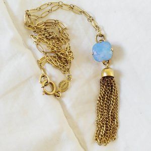 Swarovski Crystal & 14K Gold Plated Necklace